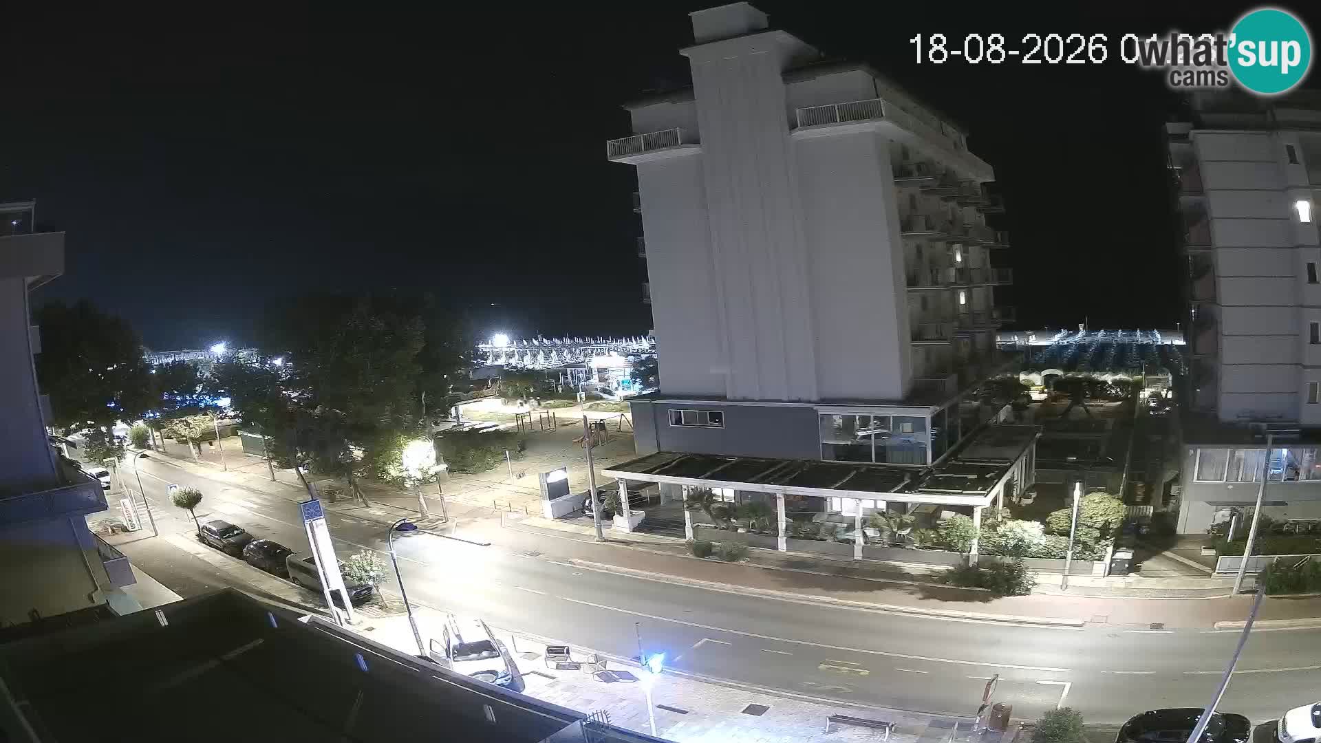 Riccione webcam spiaggia e giardini La Malfa – Bagni Oreste spiaggia 115