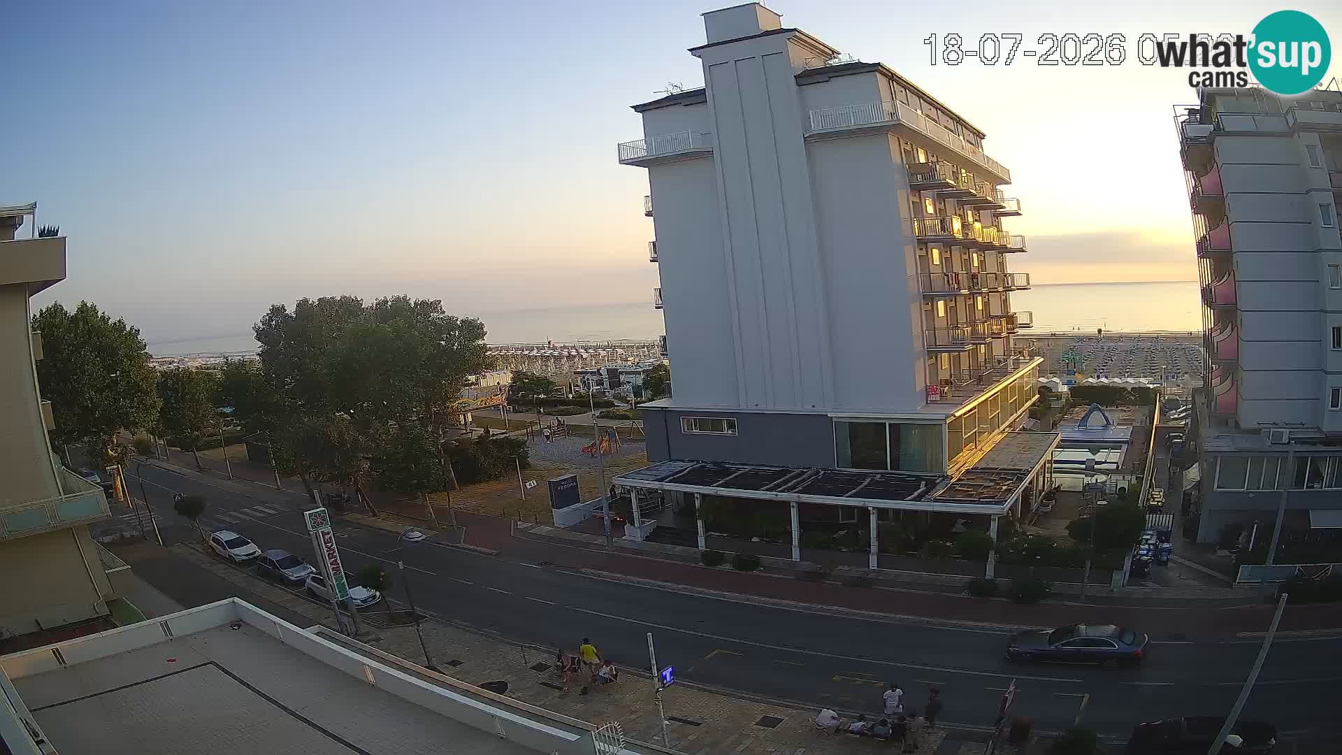 Riccione livecam beach and La Malfa gardens – Bagni Oreste spiaggia 115