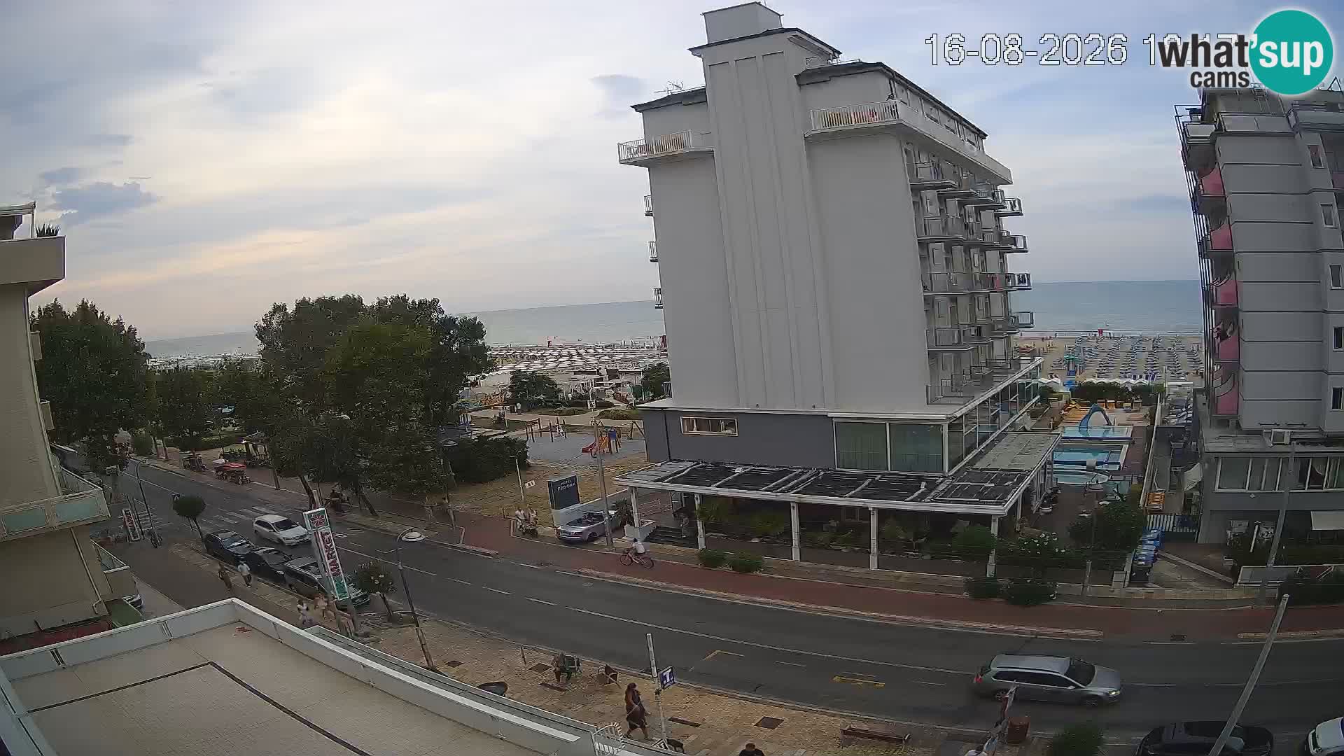 Riccione livecam beach and La Malfa gardens – Bagni Oreste spiaggia 115