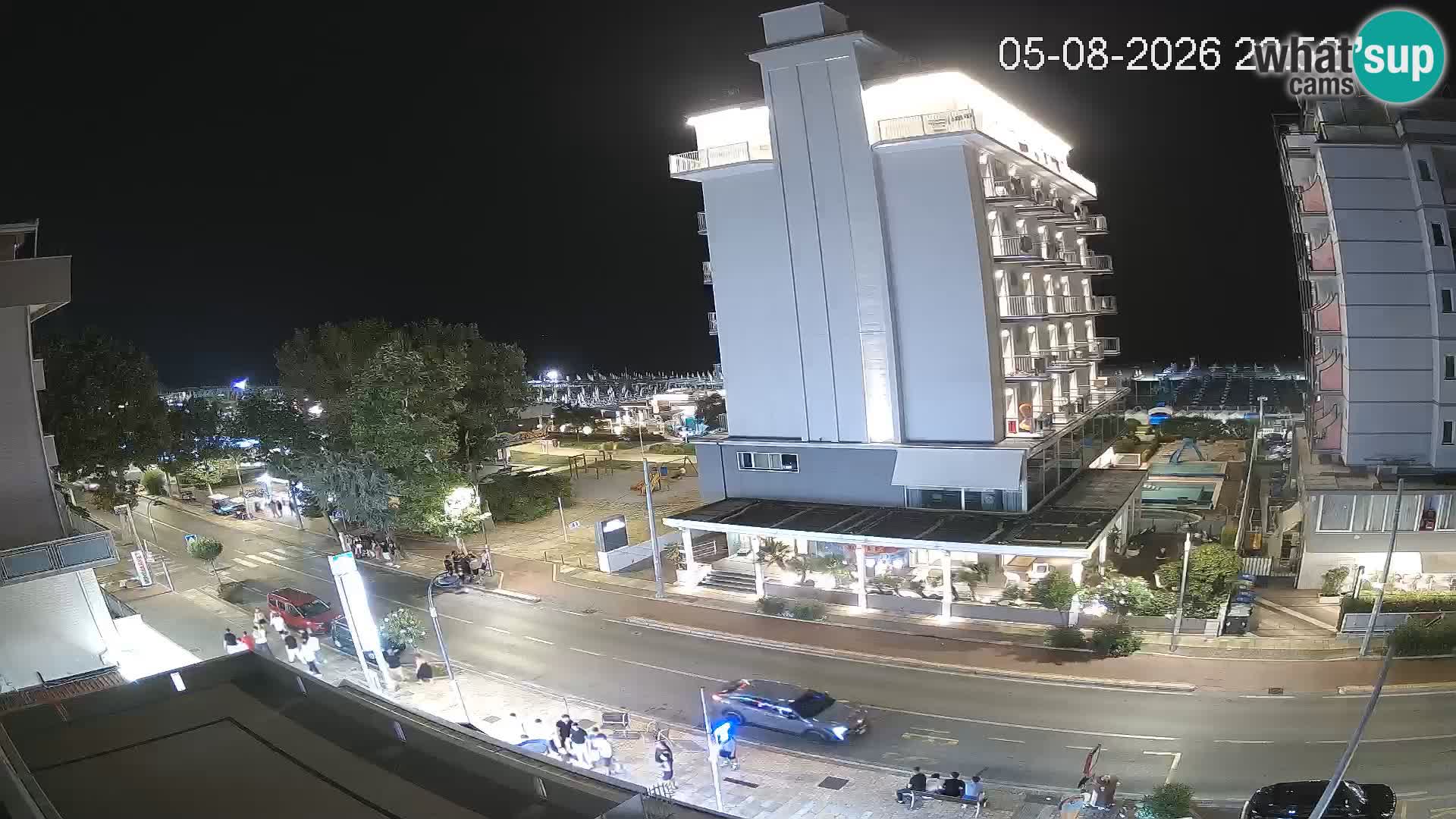 Riccione Webcam Strand und Gärten La Malfa – Bagni Oreste Strand 115