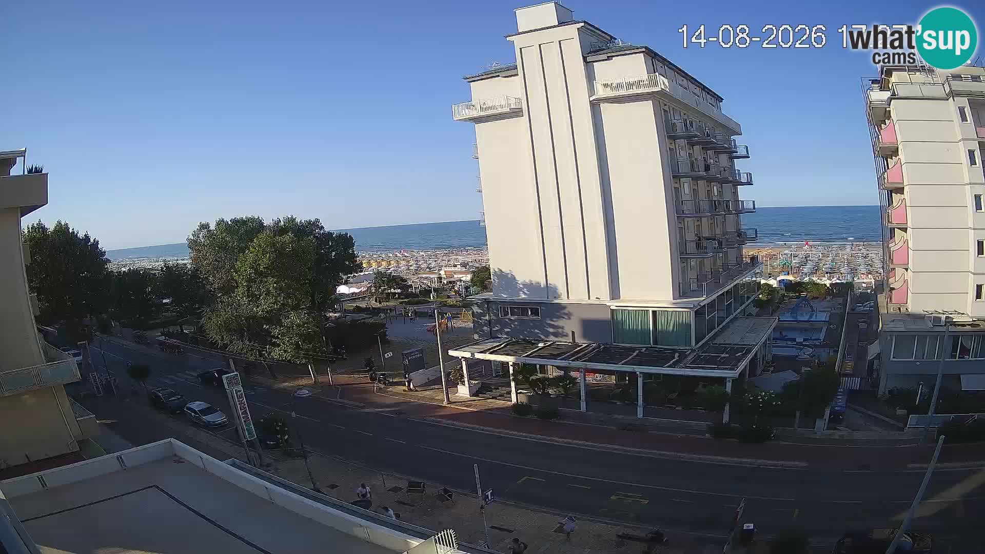 Riccione livecam beach and La Malfa gardens – Bagni Oreste spiaggia 115