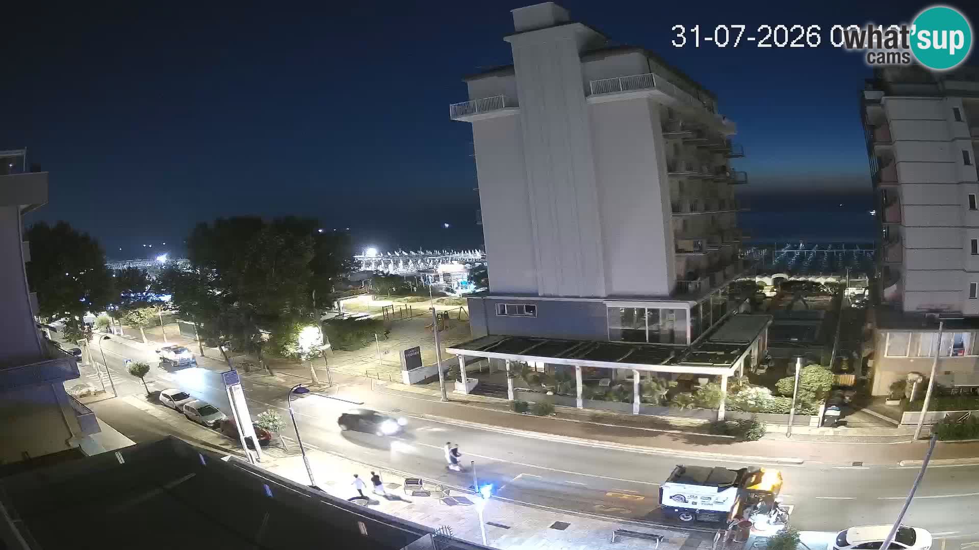 Riccione Webcam Strand und Gärten La Malfa – Bagni Oreste Strand 115