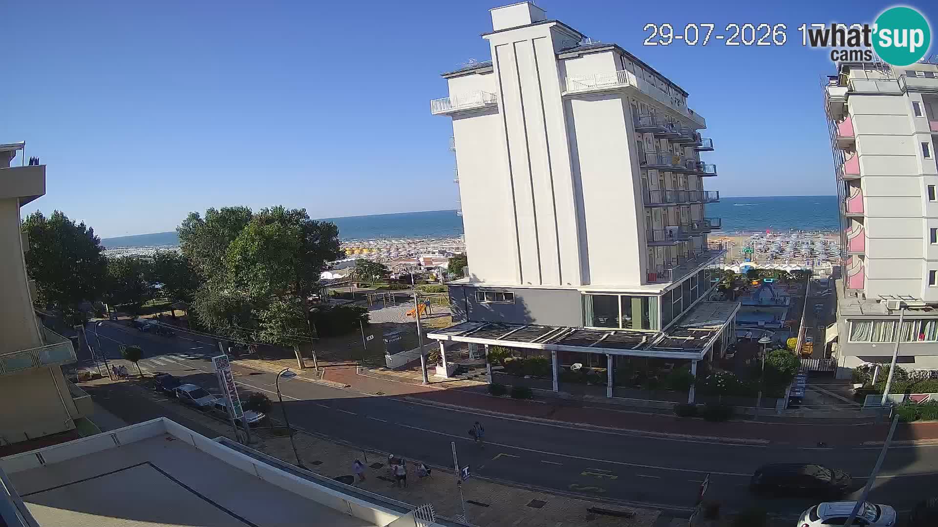 Riccione livecam beach and La Malfa gardens – Bagni Oreste spiaggia 115