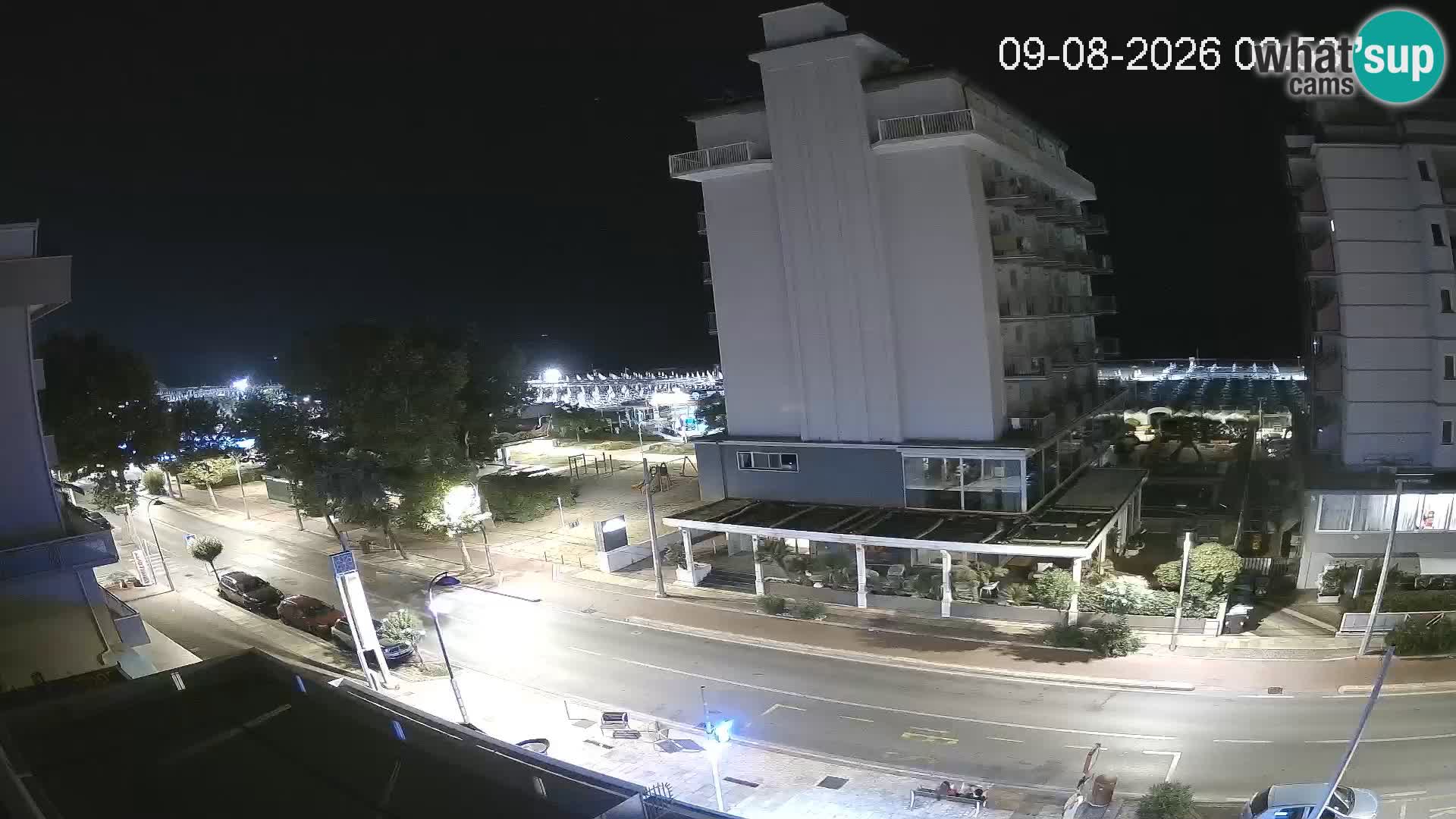 Riccione Webcam Strand und Gärten La Malfa – Bagni Oreste Strand 115