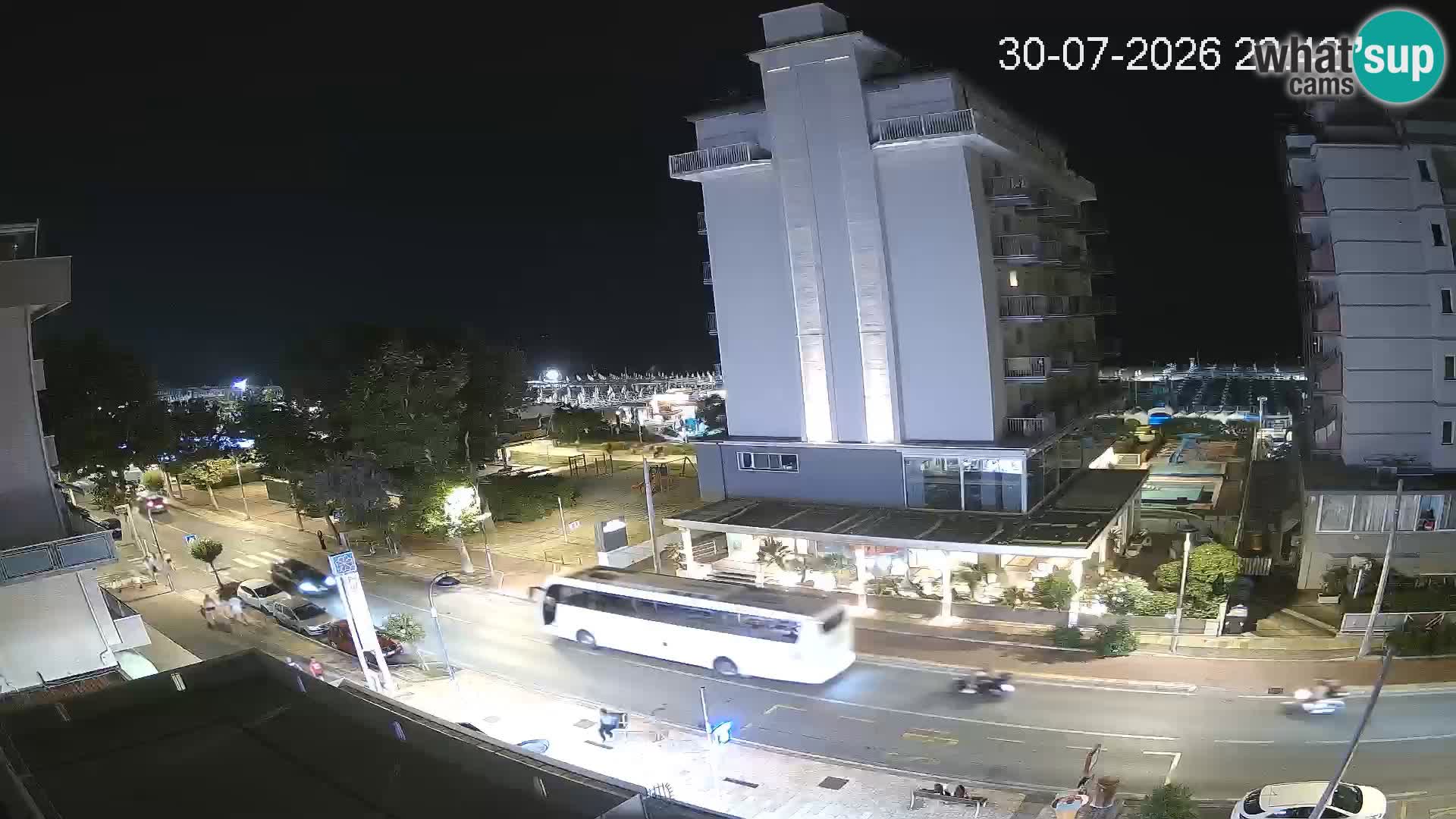 Riccione Webcam Strand und Gärten La Malfa – Bagni Oreste Strand 115