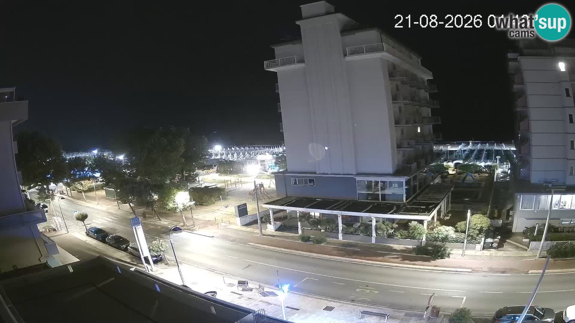 Riccione webcam spiaggia e giardini La Malfa – Bagni Oreste spiaggia 115