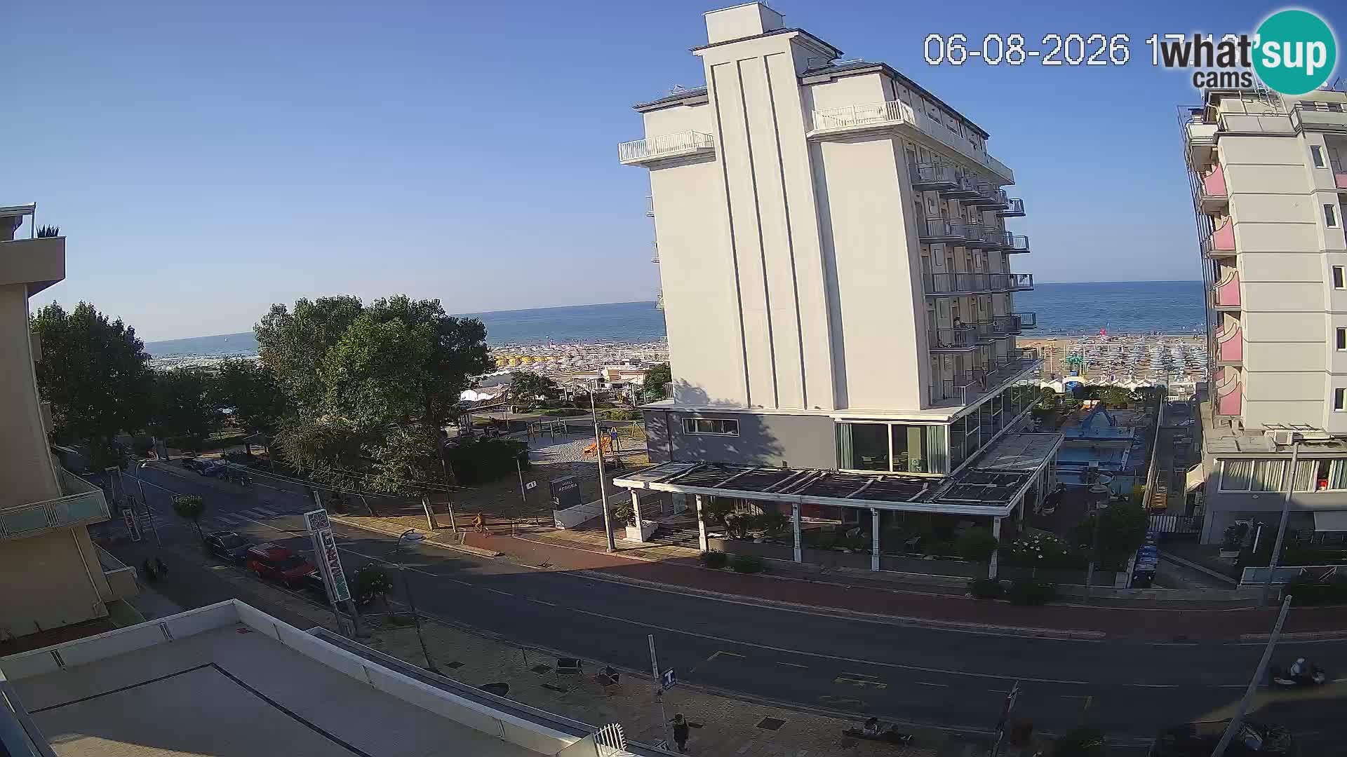 Riccione livecam beach and La Malfa gardens – Bagni Oreste spiaggia 115