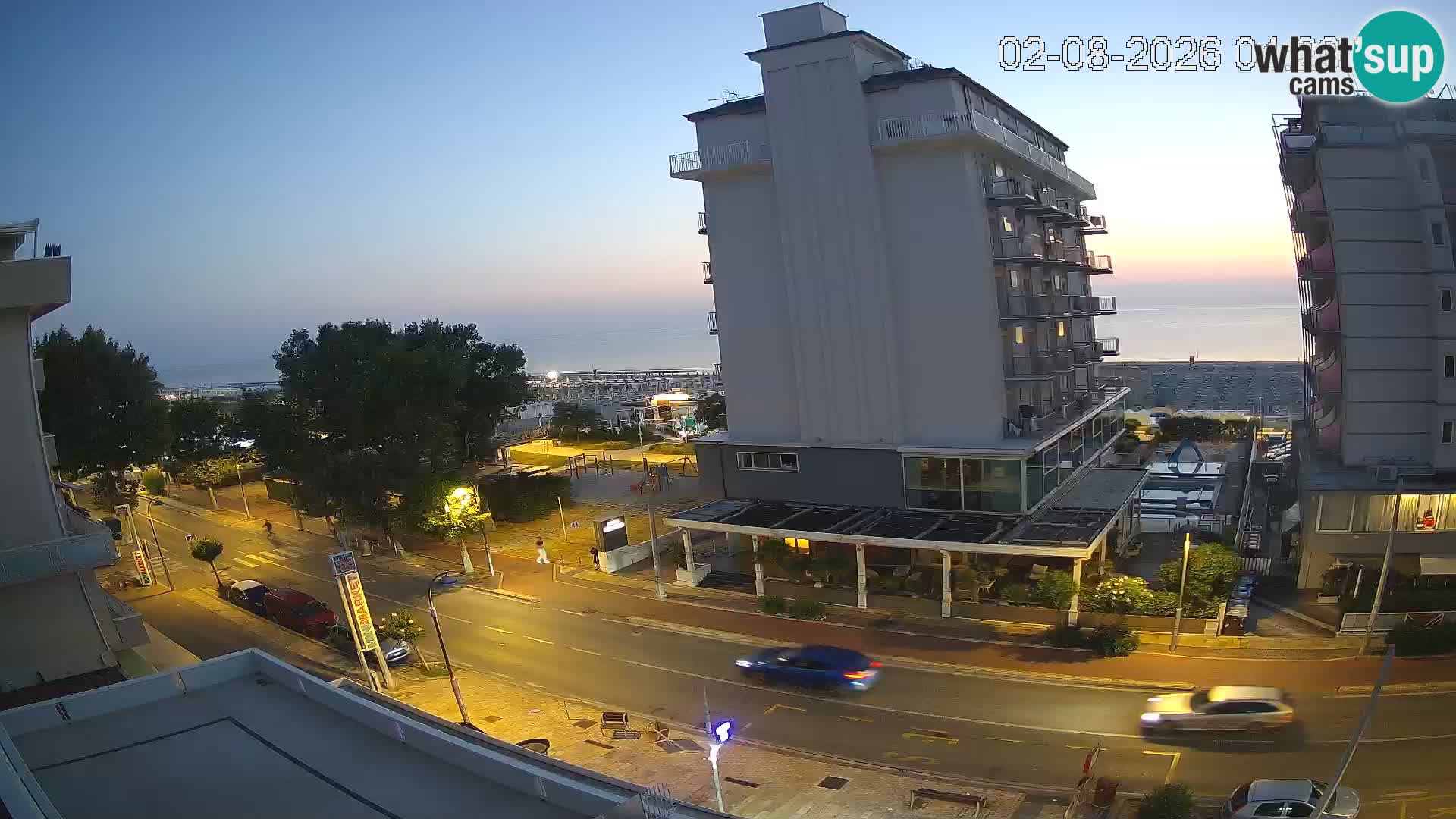 Riccione livecam beach and La Malfa gardens – Bagni Oreste spiaggia 115