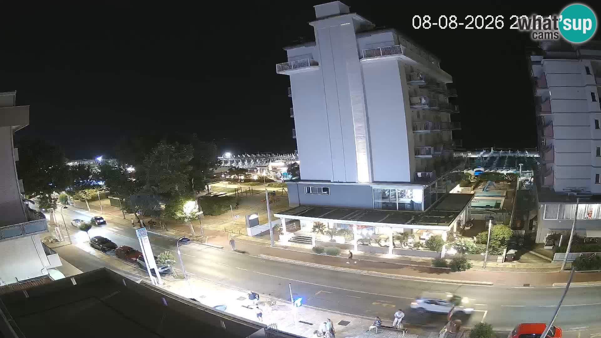 Riccione Webcam Strand und Gärten La Malfa – Bagni Oreste Strand 115