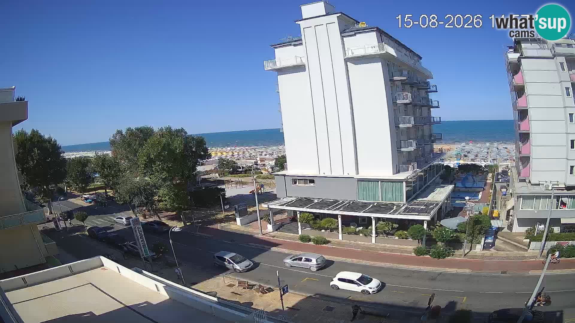 Riccione livecam beach and La Malfa gardens – Bagni Oreste spiaggia 115