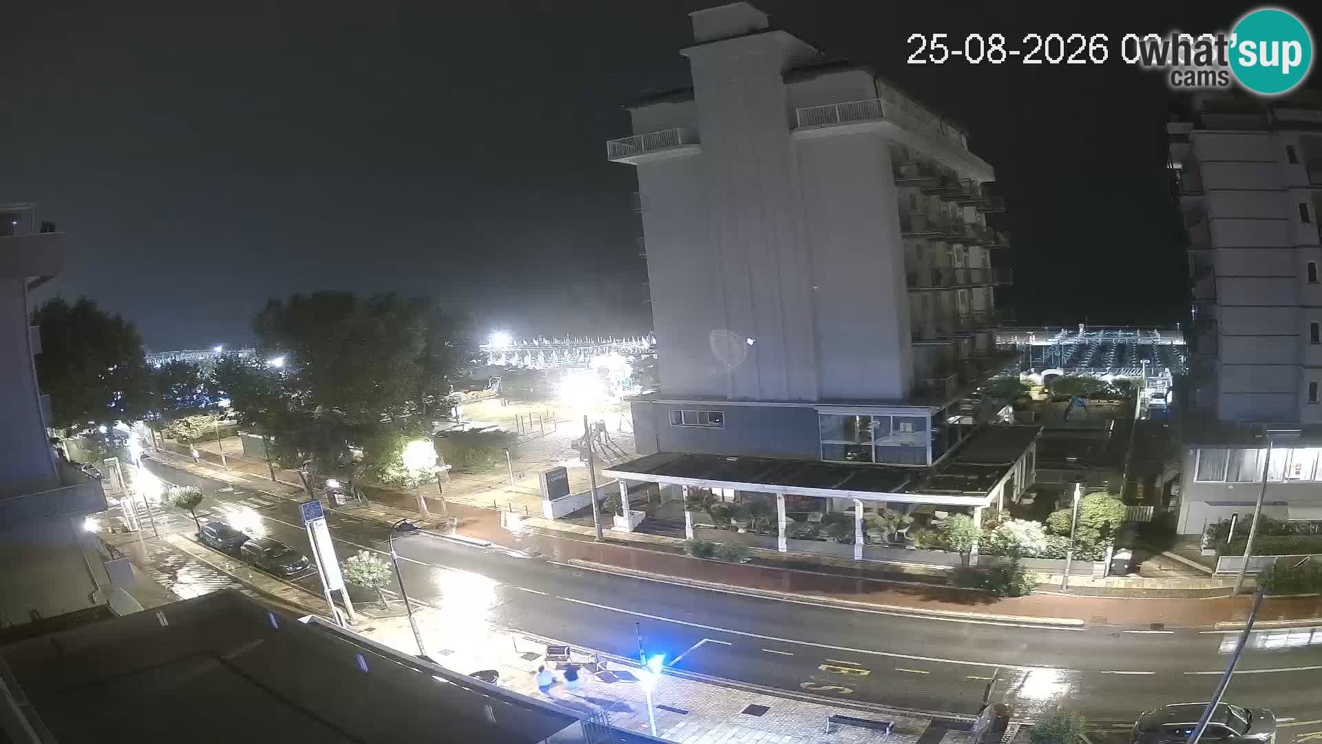 Riccione Webcam Strand und Gärten La Malfa – Bagni Oreste Strand 115