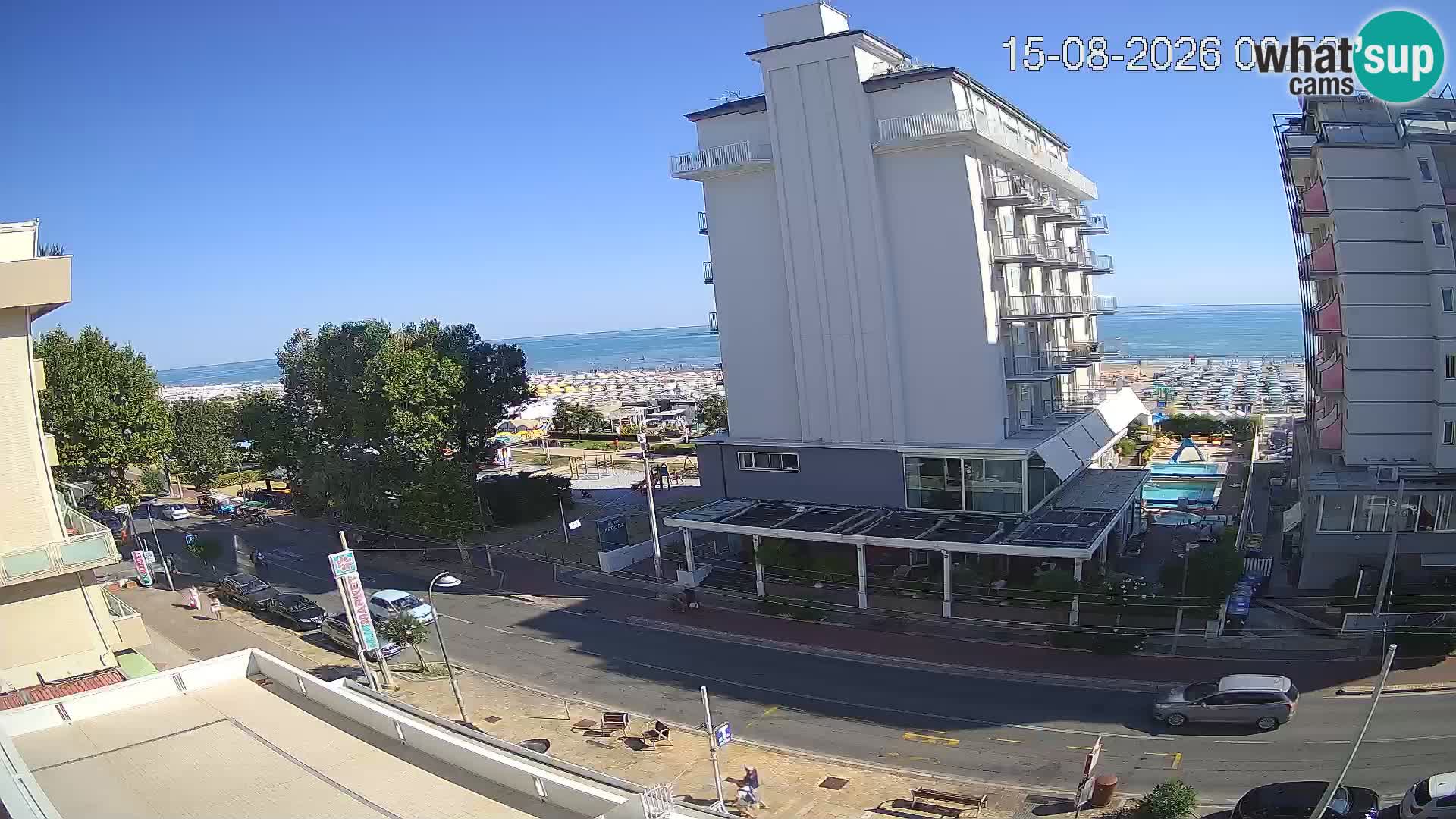 Riccione livecam beach and La Malfa gardens – Bagni Oreste spiaggia 115