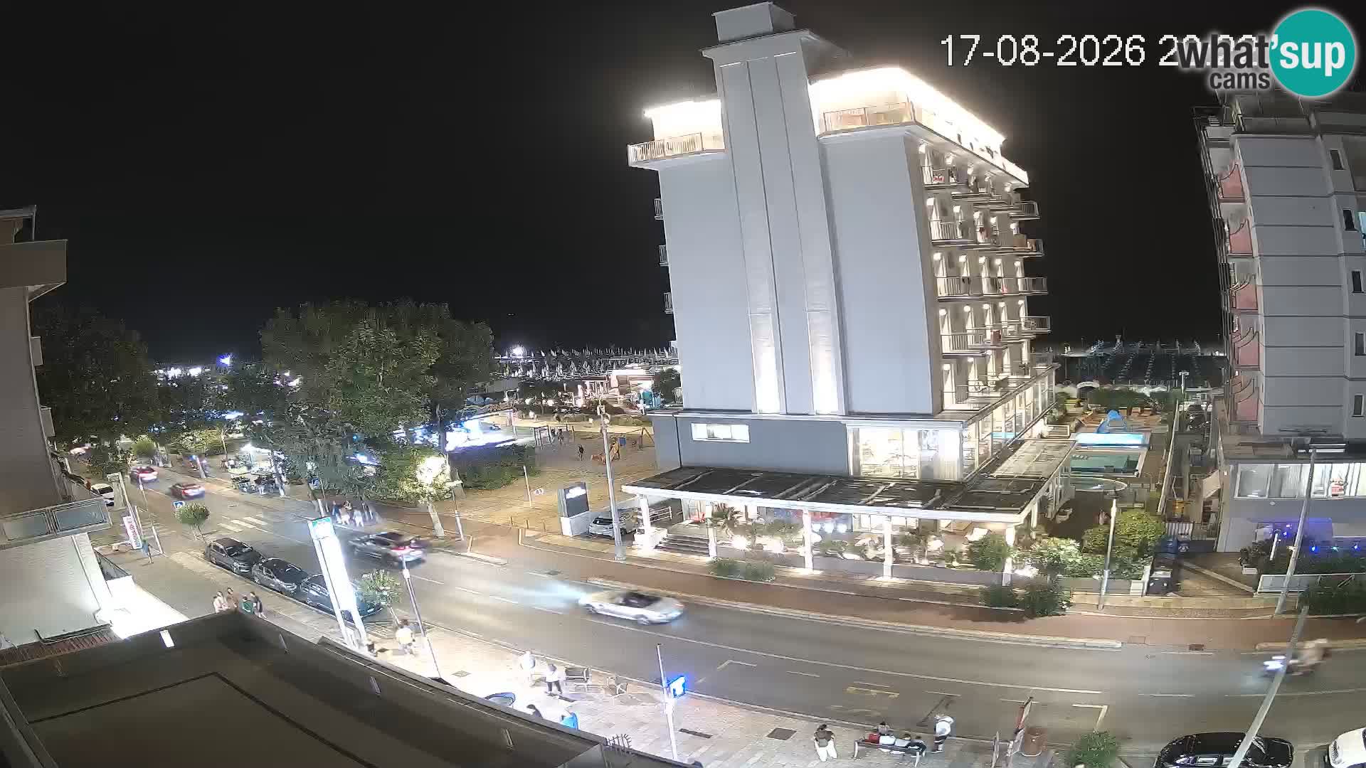 Riccione webcam spiaggia e giardini La Malfa – Bagni Oreste spiaggia 115