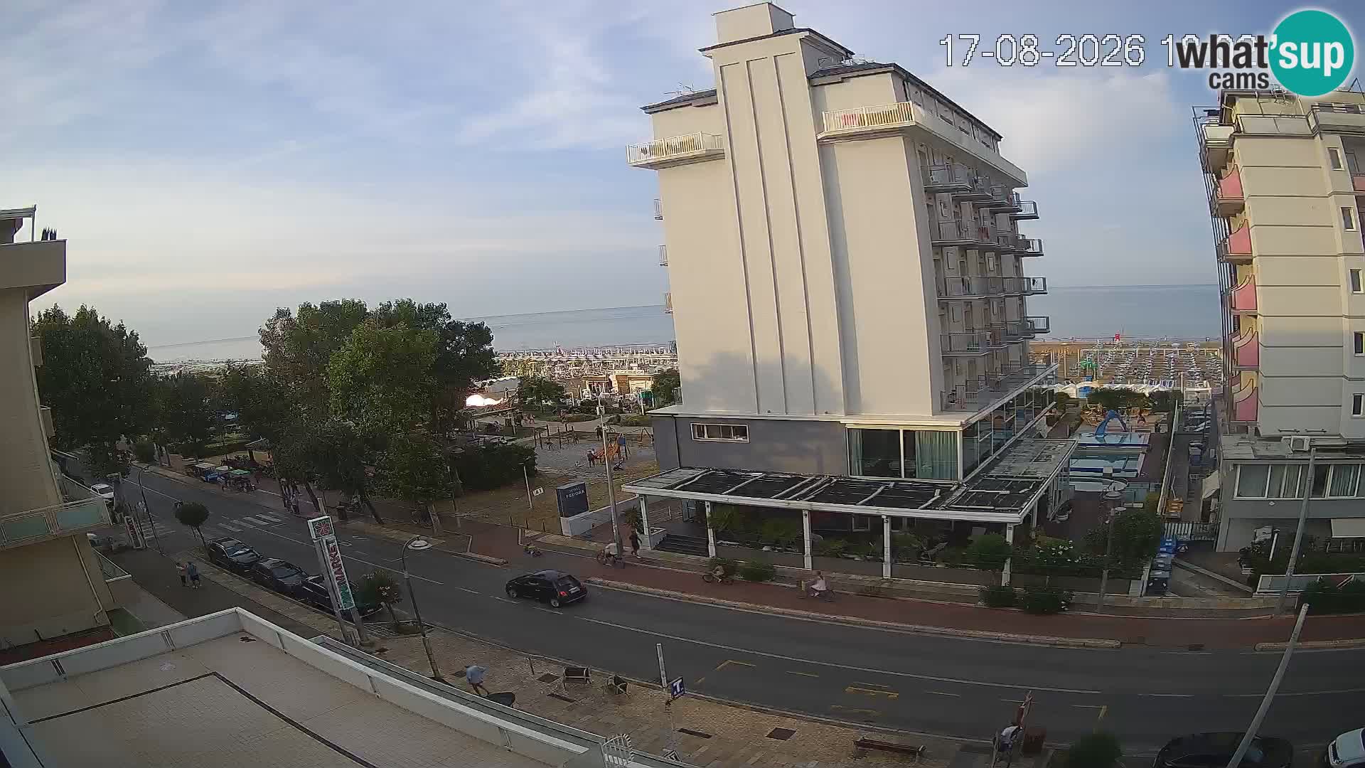 Riccione Webcam Strand und Gärten La Malfa – Bagni Oreste Strand 115