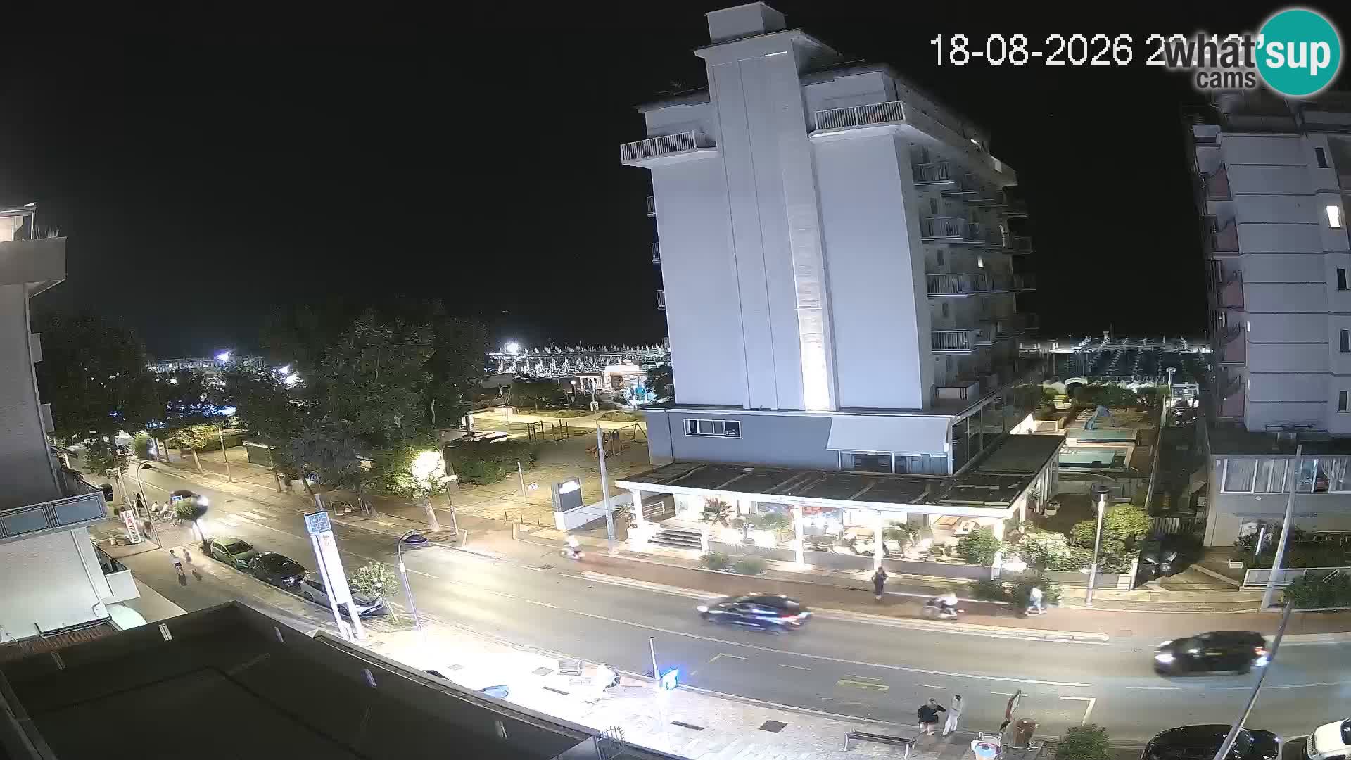 Riccione Webcam Strand und Gärten La Malfa – Bagni Oreste Strand 115