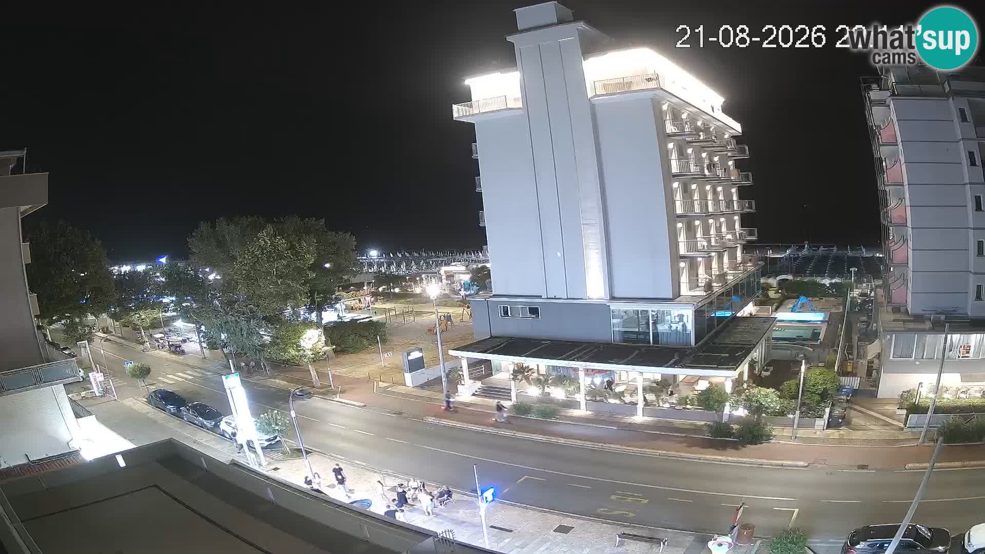 Riccione webcam spiaggia e giardini La Malfa – Bagni Oreste spiaggia 115