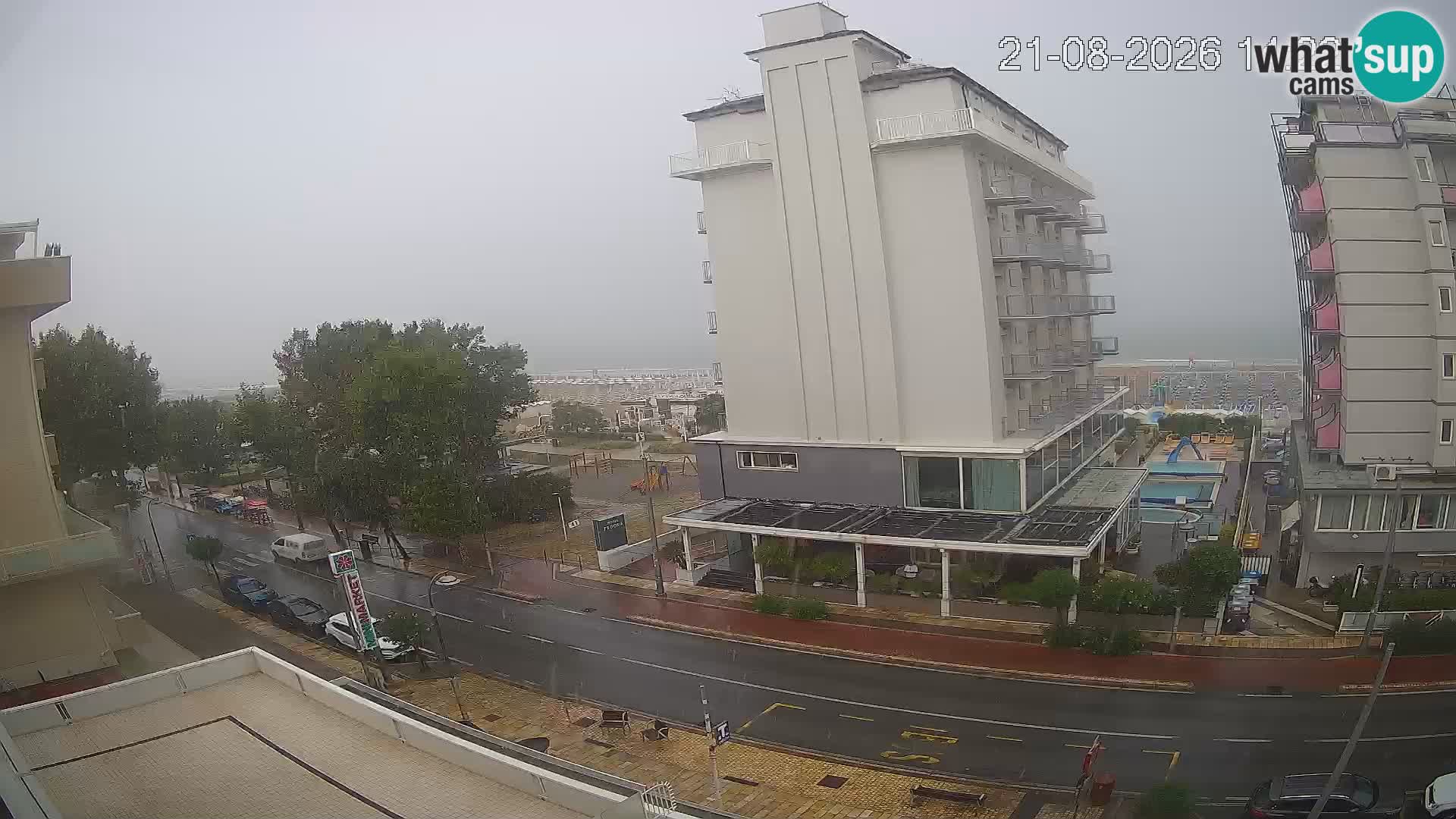 Riccione webcam spiaggia e giardini La Malfa – Bagni Oreste spiaggia 115