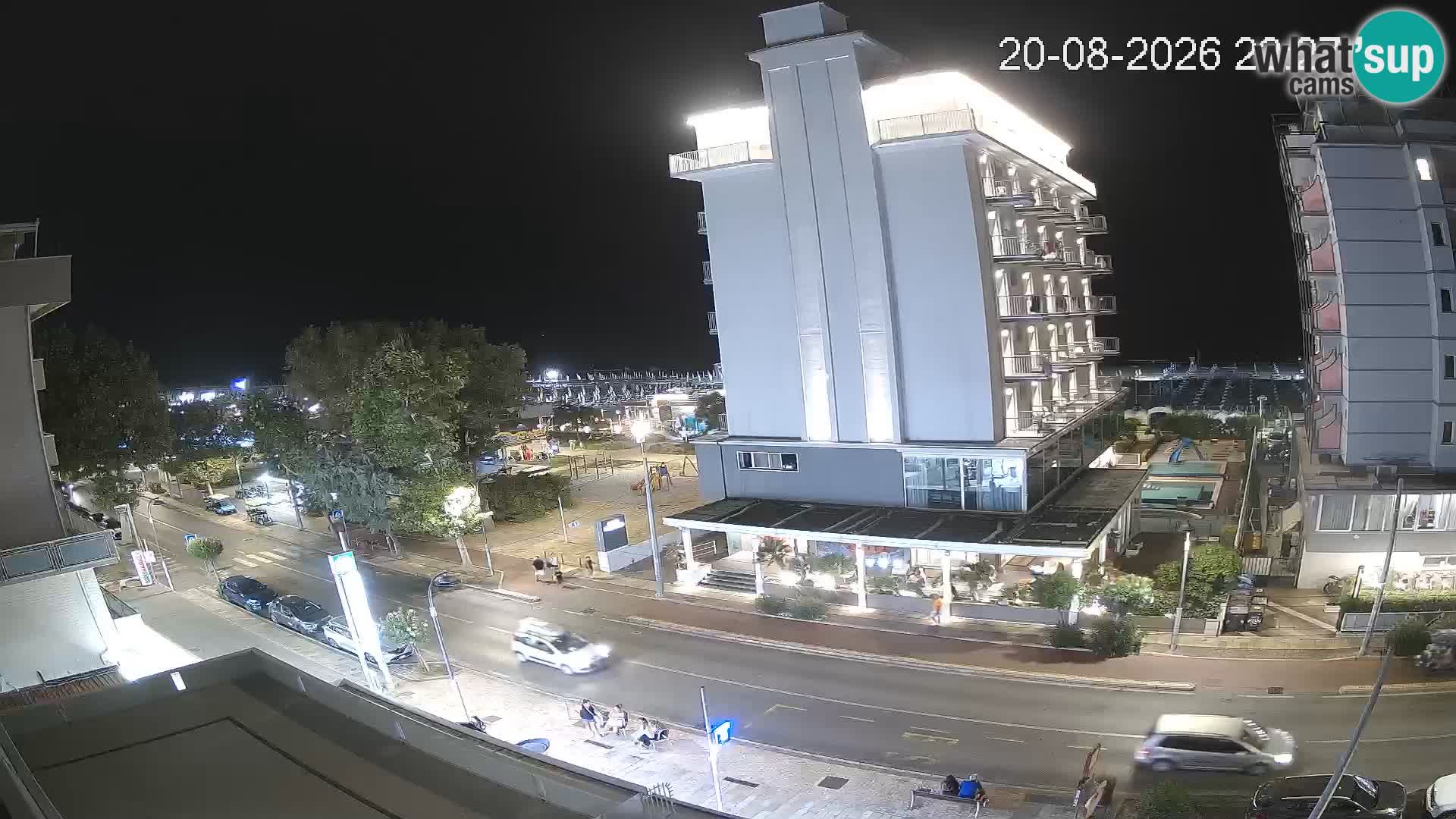 Riccione Webcam Strand und Gärten La Malfa – Bagni Oreste Strand 115