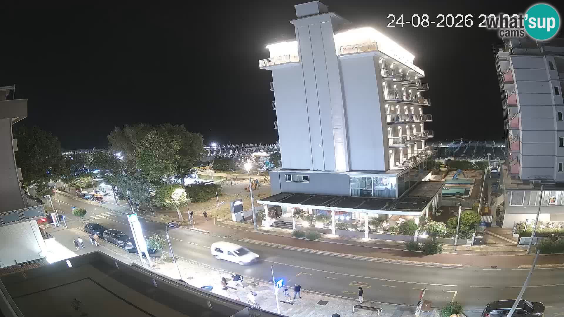 Riccione webcam spiaggia e giardini La Malfa – Bagni Oreste spiaggia 115