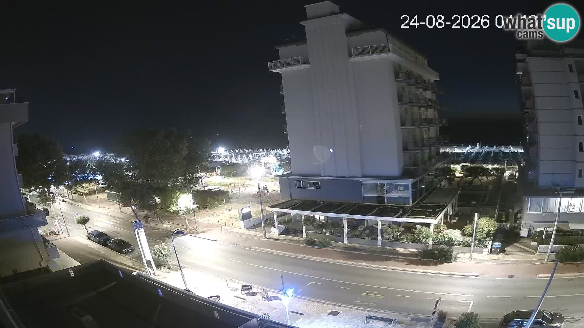 Riccione Webcam Strand und Gärten La Malfa – Bagni Oreste Strand 115