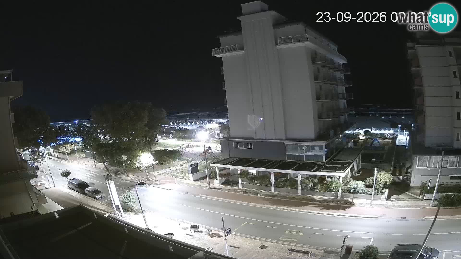 Riccione webcam spiaggia e giardini La Malfa – Bagni Oreste spiaggia 115