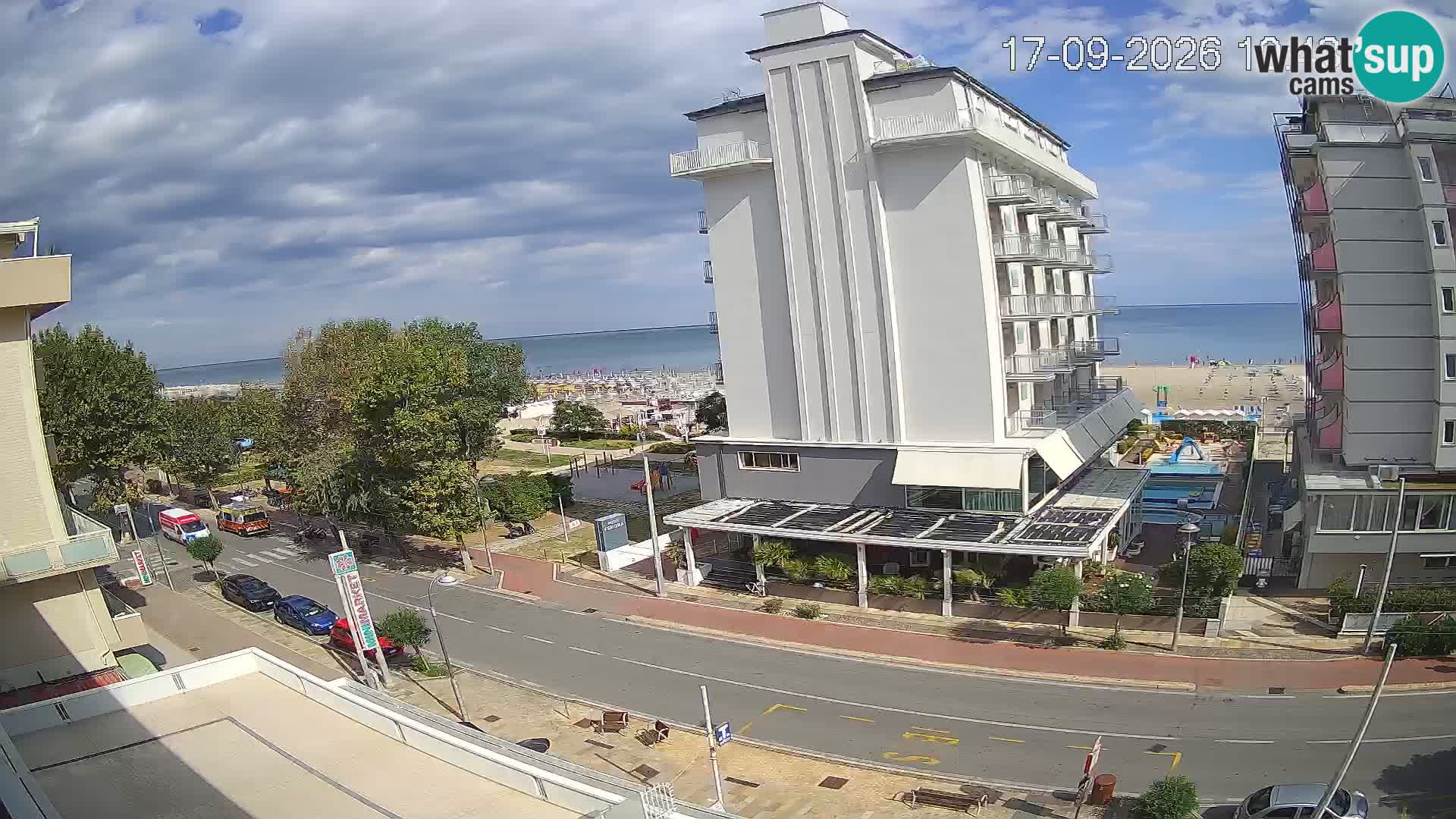 Riccione livecam beach and La Malfa gardens – Bagni Oreste spiaggia 115