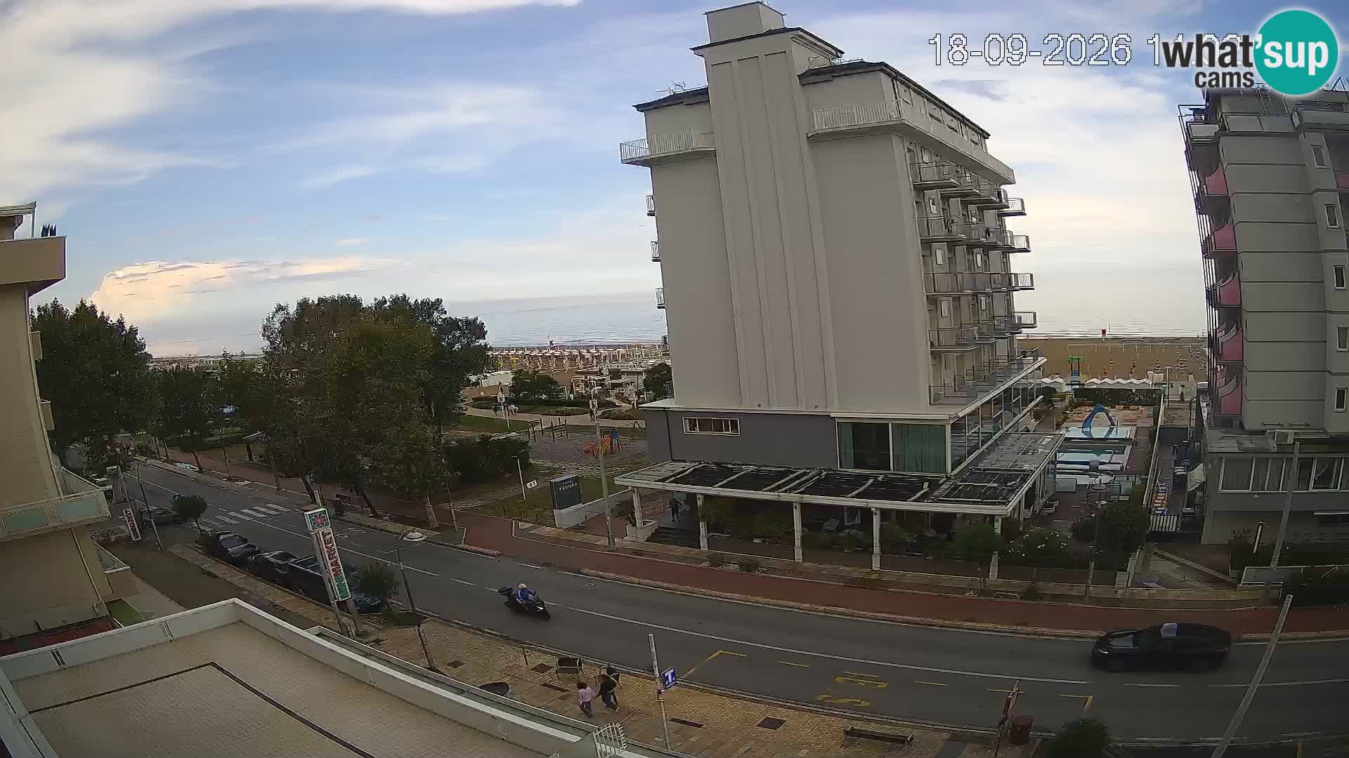 Riccione livecam beach and La Malfa gardens – Bagni Oreste spiaggia 115