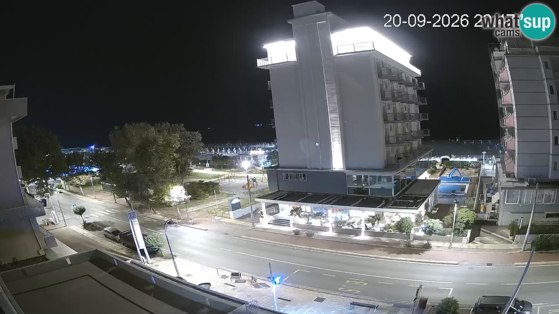 Riccione webcam spiaggia e giardini La Malfa – Bagni Oreste spiaggia 115