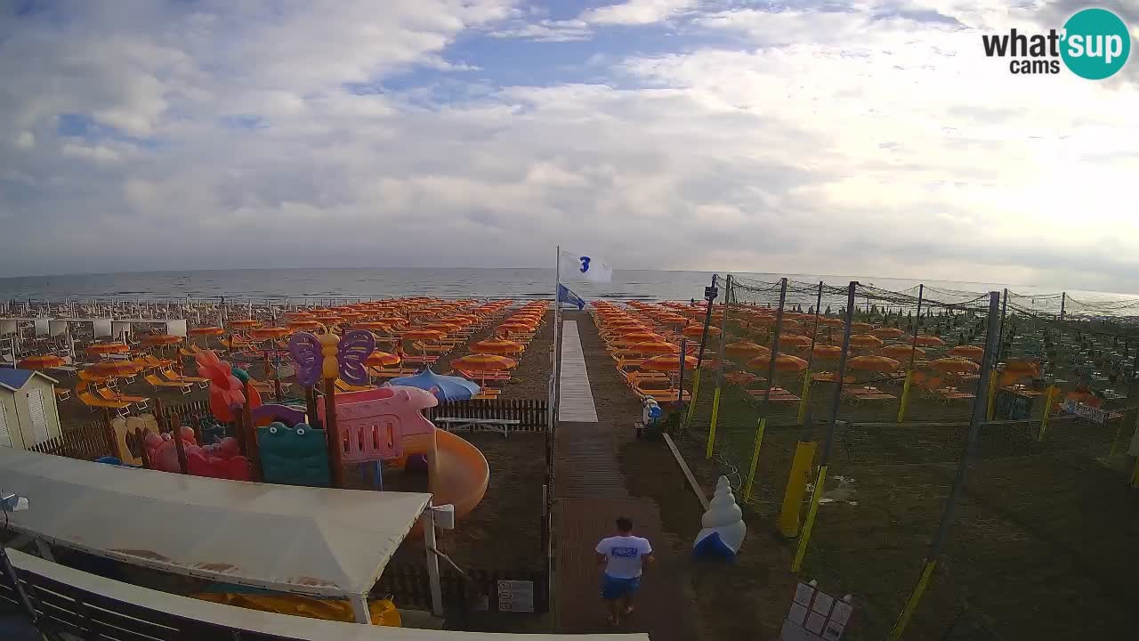 Webcam météo de Riccione – Plage Zona 3