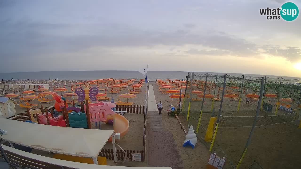 Riccione webcam – Zona 3 Riccione beach