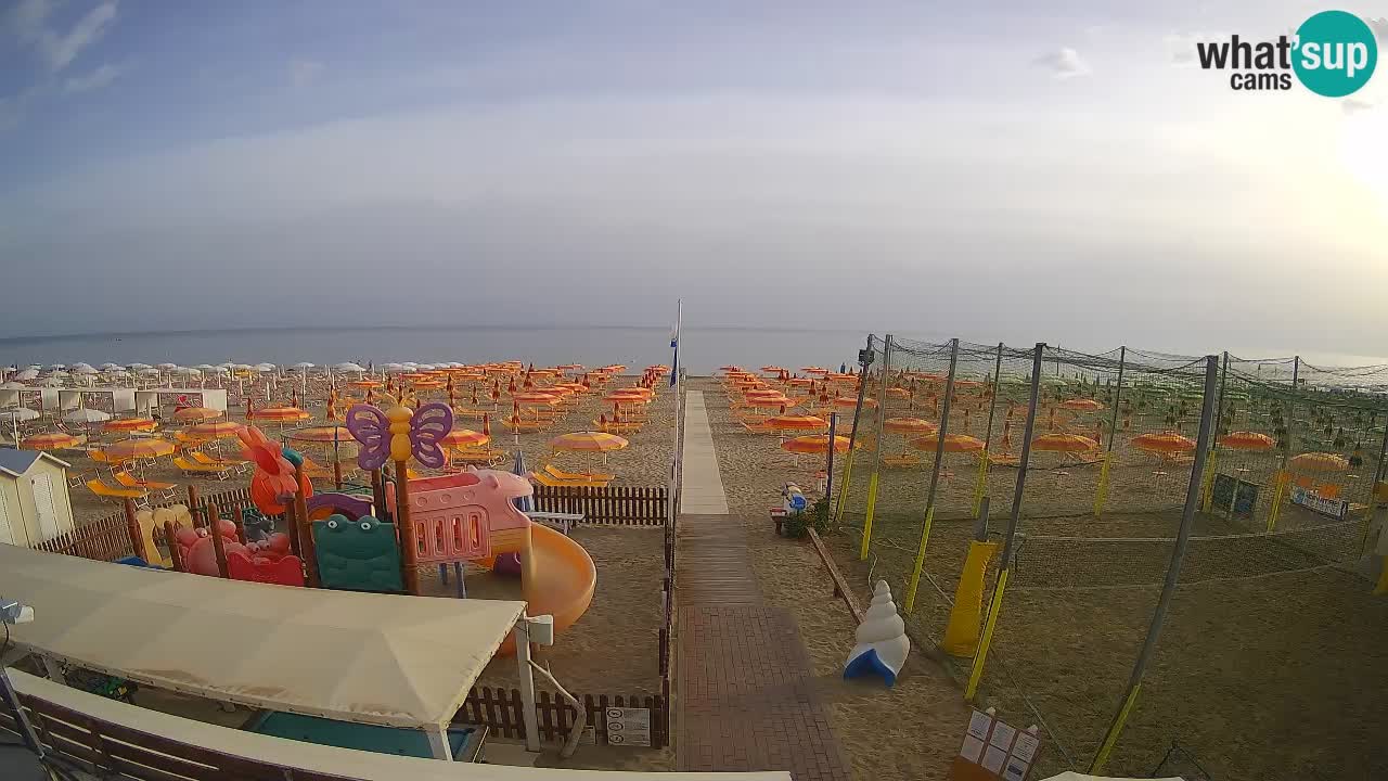 Riccione web kamera – Plaža Zona 3