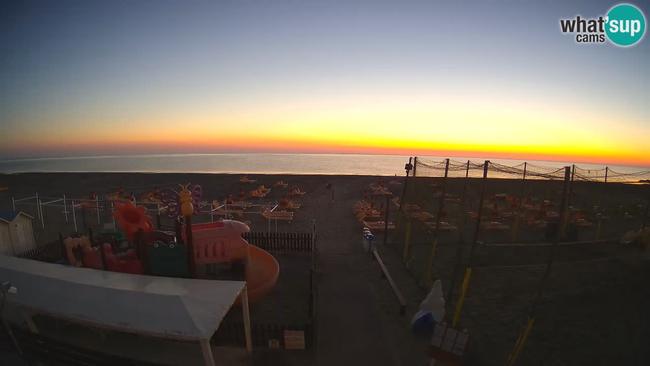 Webcam météo de Riccione – Plage Zona 3