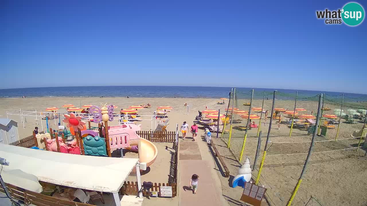 Webcam météo de Riccione – Plage Zona 3