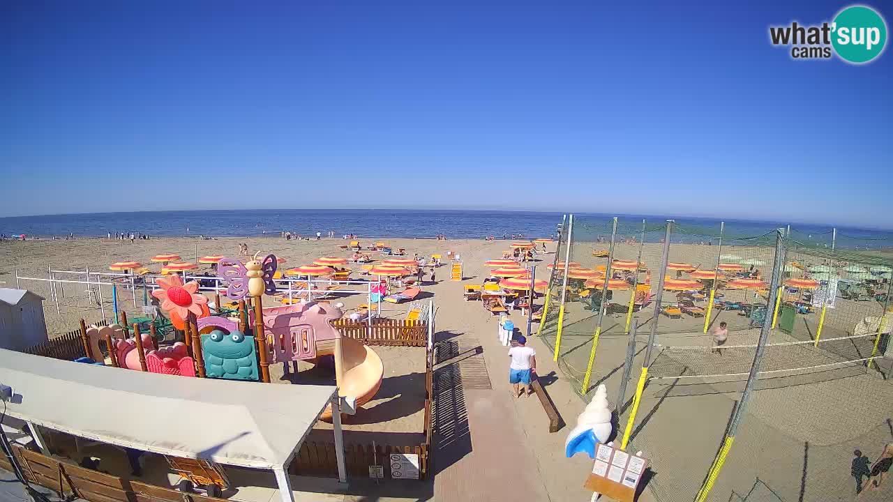 Webcam météo de Riccione – Plage Zona 3