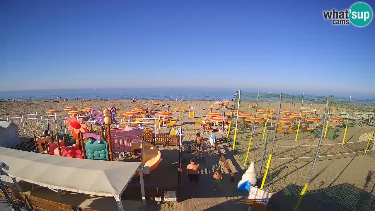 Webcam météo de Riccione – Plage Zona 3