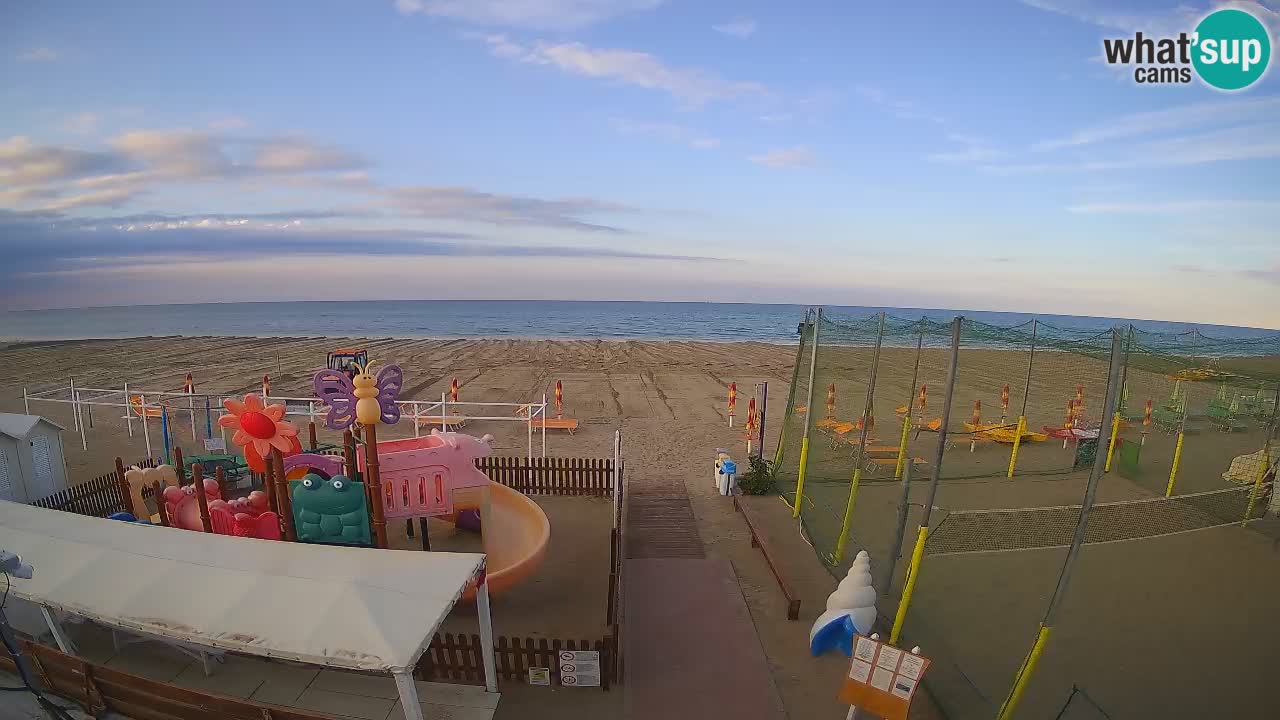 Webcam météo de Riccione – Plage Zona 3