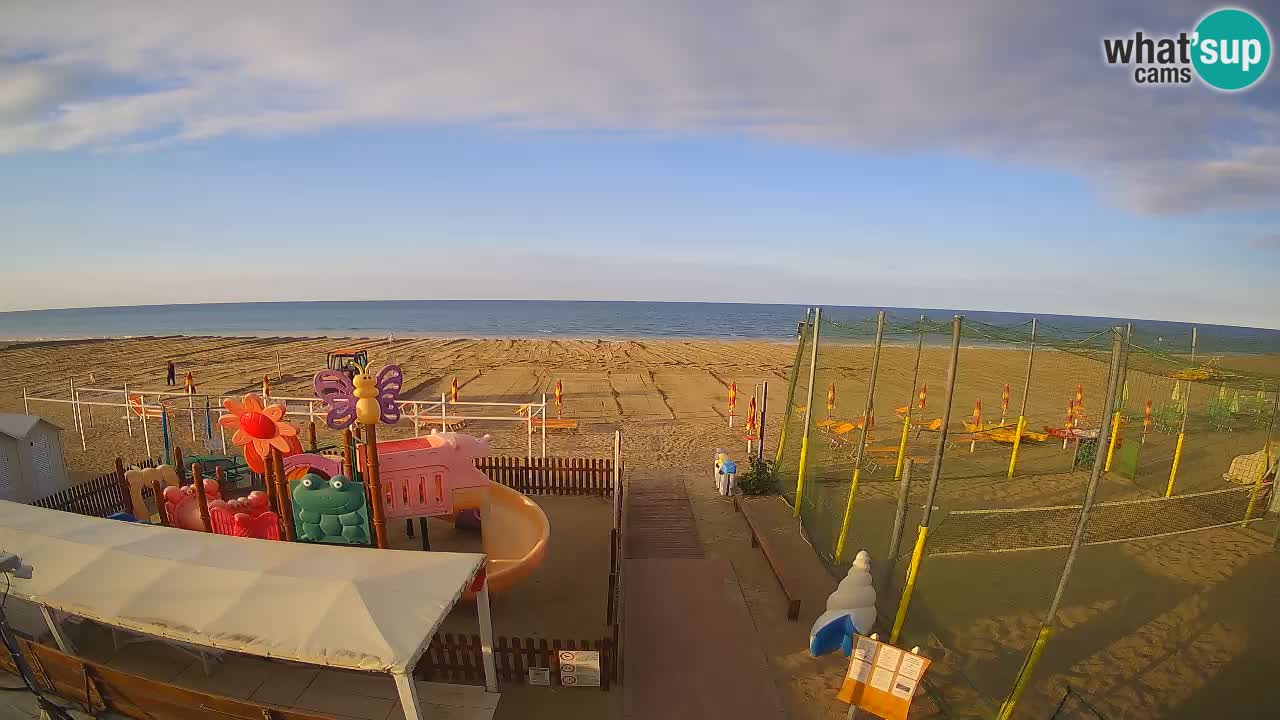 Webcam météo de Riccione – Plage Zona 3