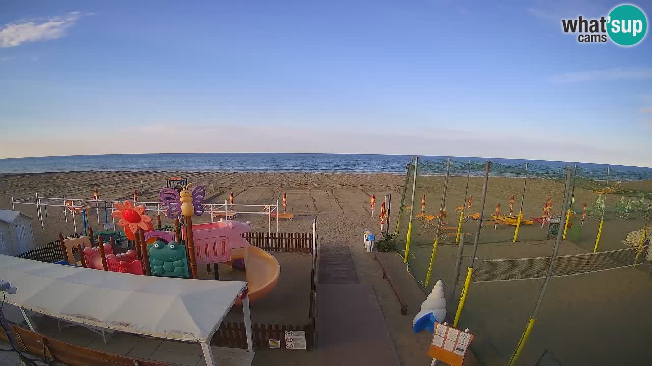Webcam météo de Riccione – Plage Zona 3