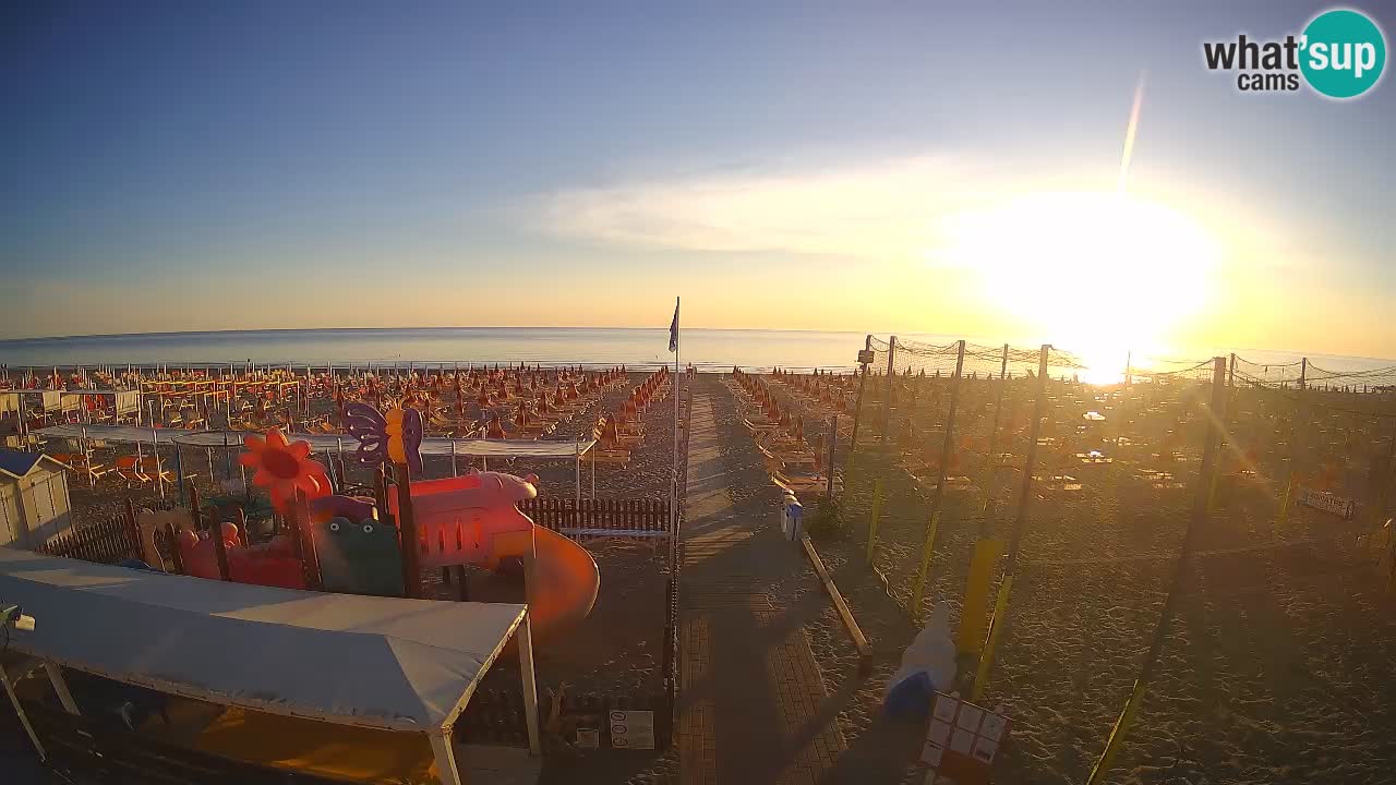 Riccione web kamera – Plaža Zona 3