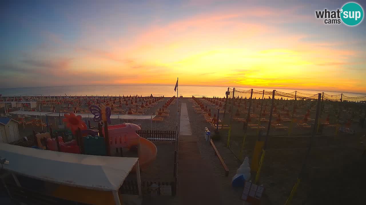 Riccione web kamera – Plaža Zona 3
