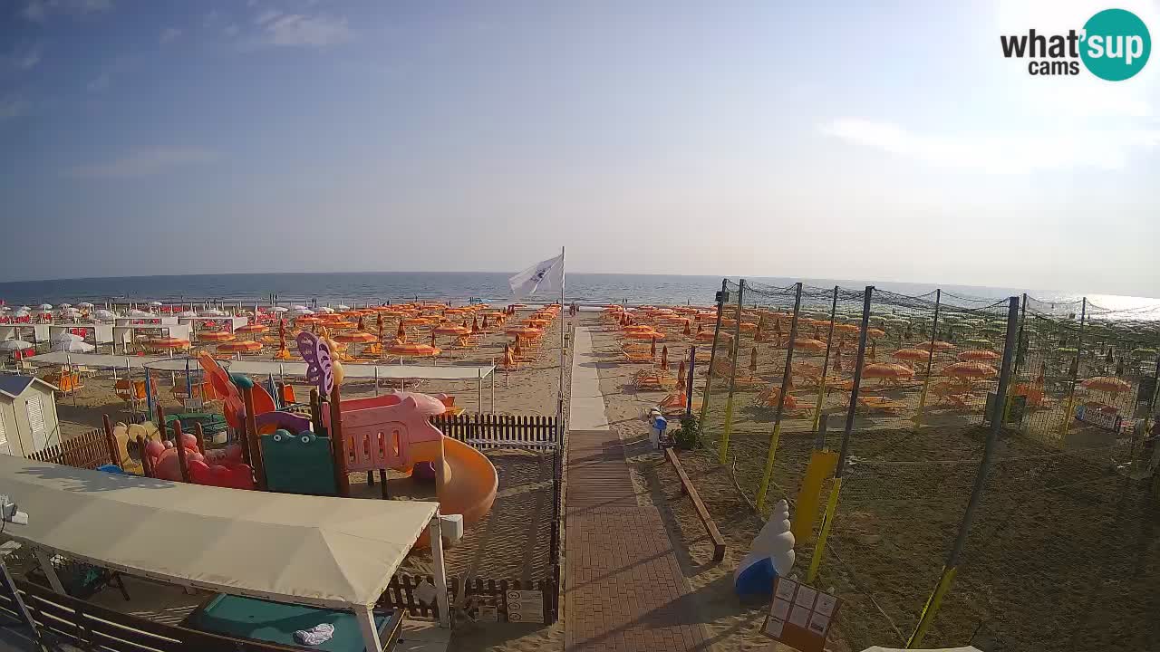 Riccione web kamera – Plaža Zona 3