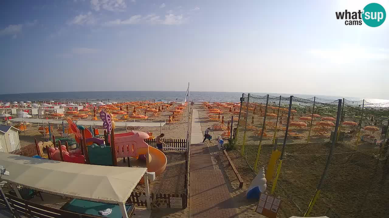 Webcam météo de Riccione – Plage Zona 3