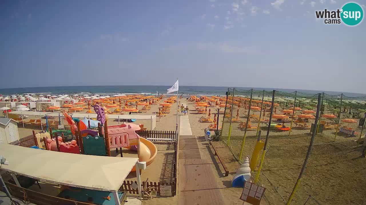 Webcam météo de Riccione – Plage Zona 3
