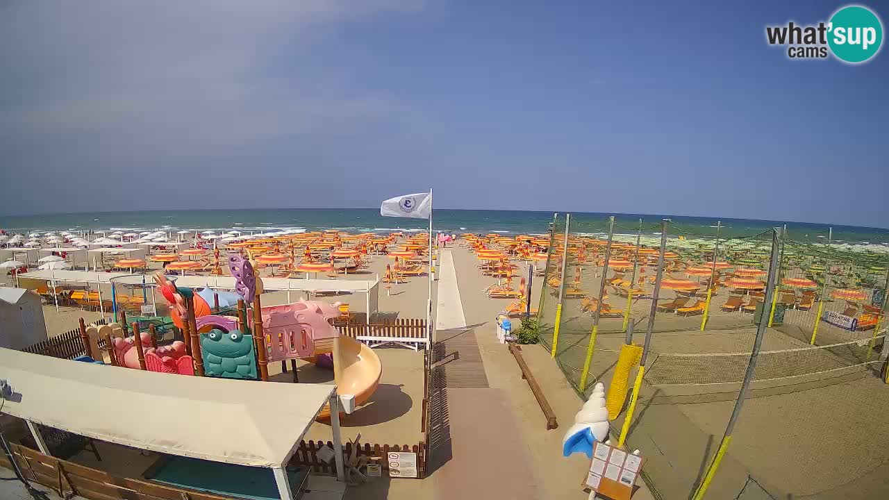 Webcam météo de Riccione – Plage Zona 3