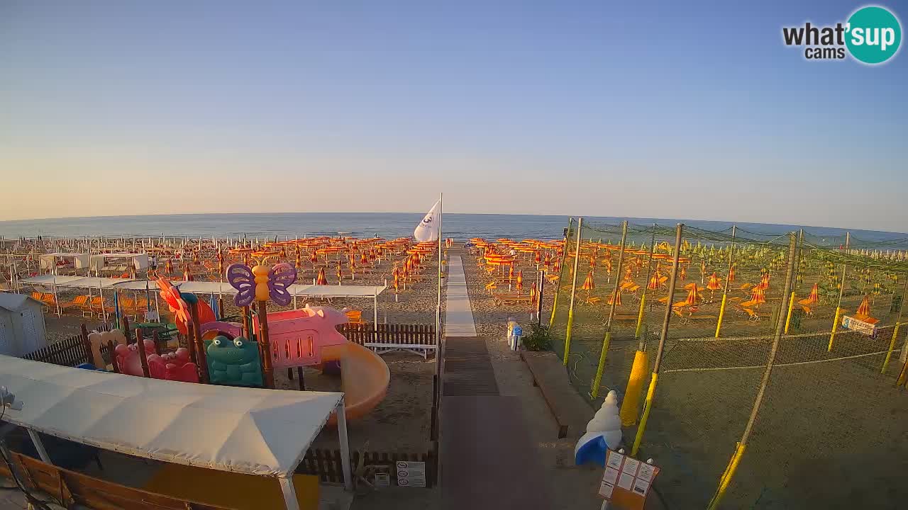 Webcam météo de Riccione – Plage Zona 3