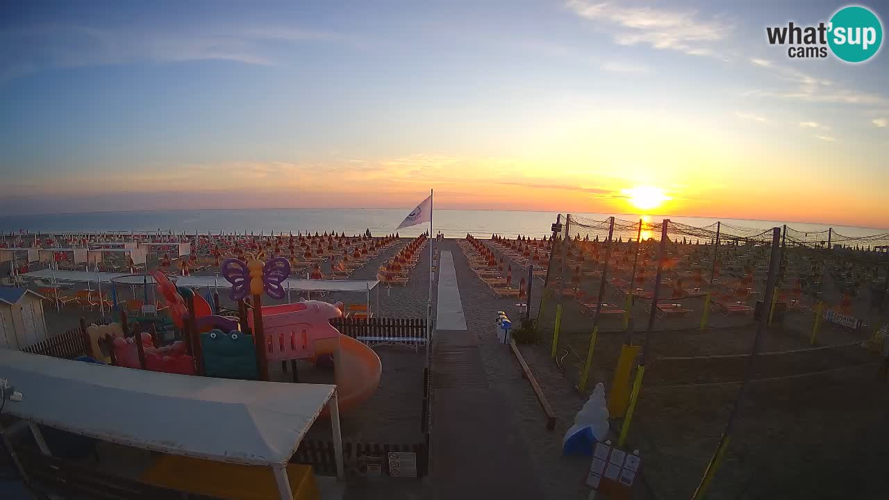 Webcam météo de Riccione – Plage Zona 3