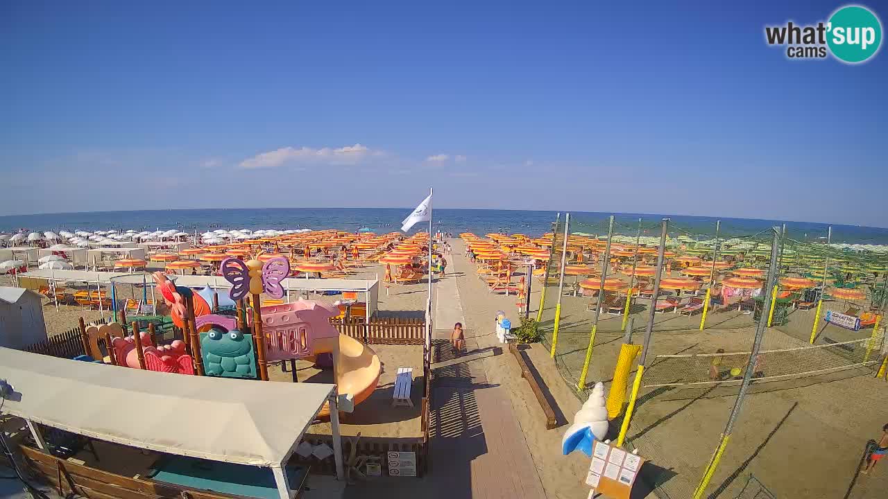 Webcam météo de Riccione – Plage Zona 3