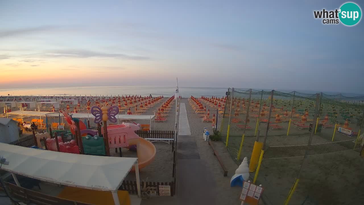 Riccione web kamera – Plaža Zona 3