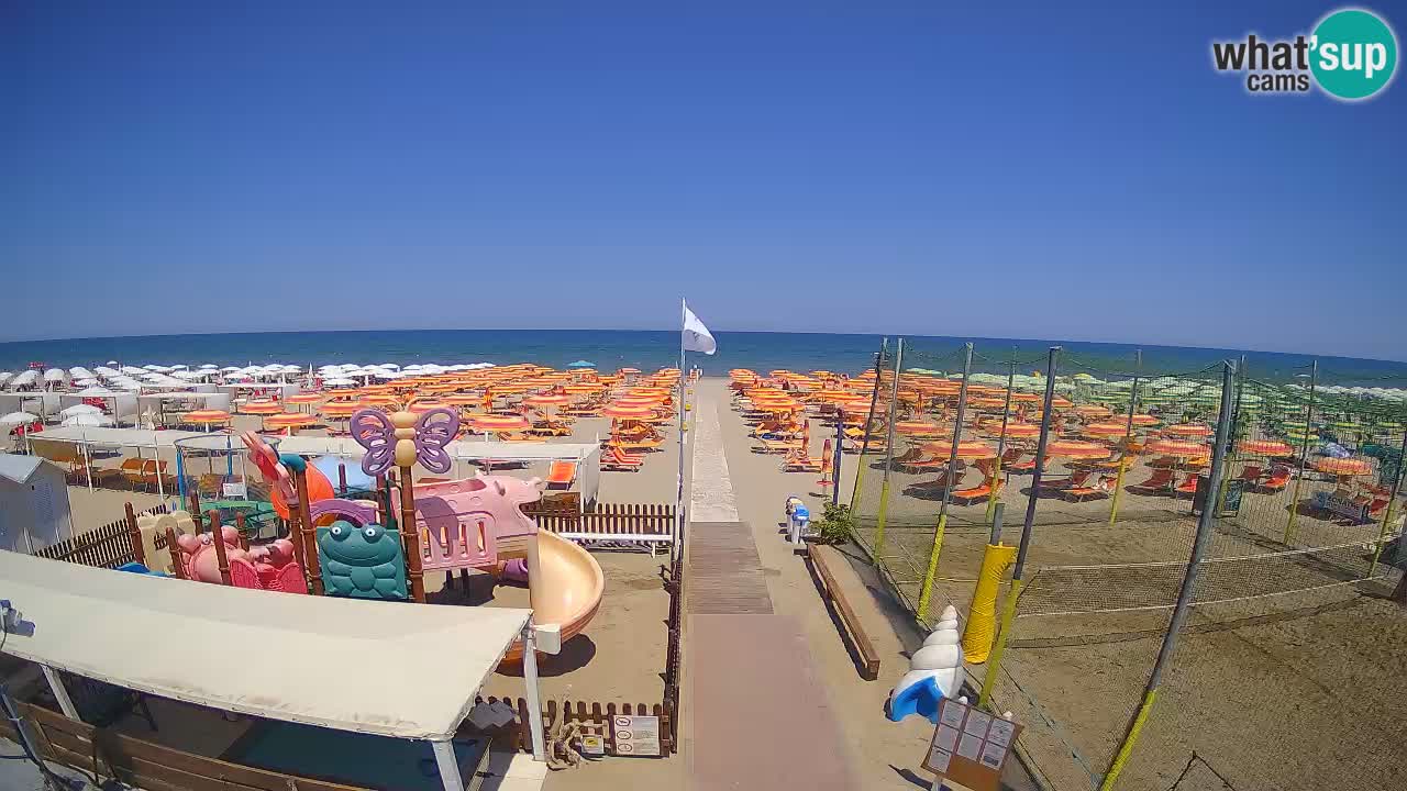 Webcam météo de Riccione – Plage Zona 3