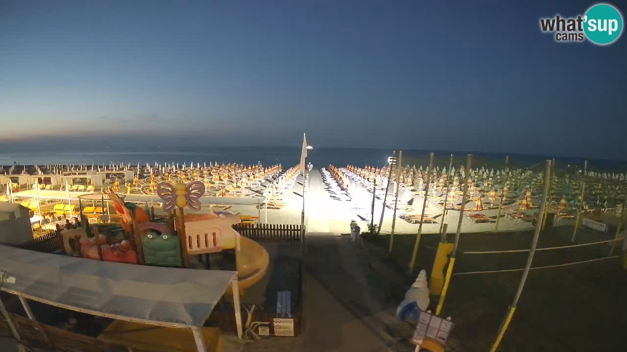 Webcam météo de Riccione – Plage Zona 3
